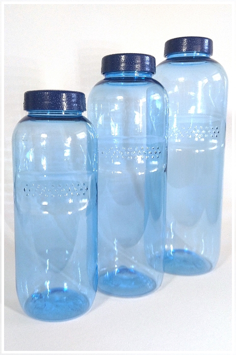 Tritan-Trinkflasche mit Blume des Lebens BPA frei Tritan-Trinkflasche mit Blume des Lebens